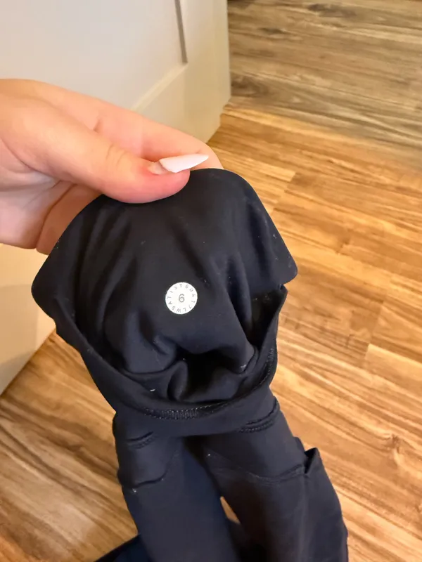 Lululemon Leggings Fast And Free Black 6 - Image 5