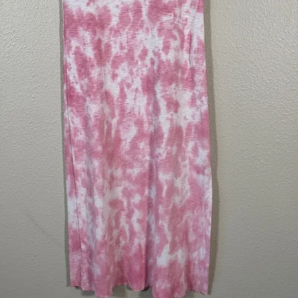 Love Shack Fancy Pink Tie Dye Midi Dress Womens S Boho Coastal Beachy Summer - Image 8