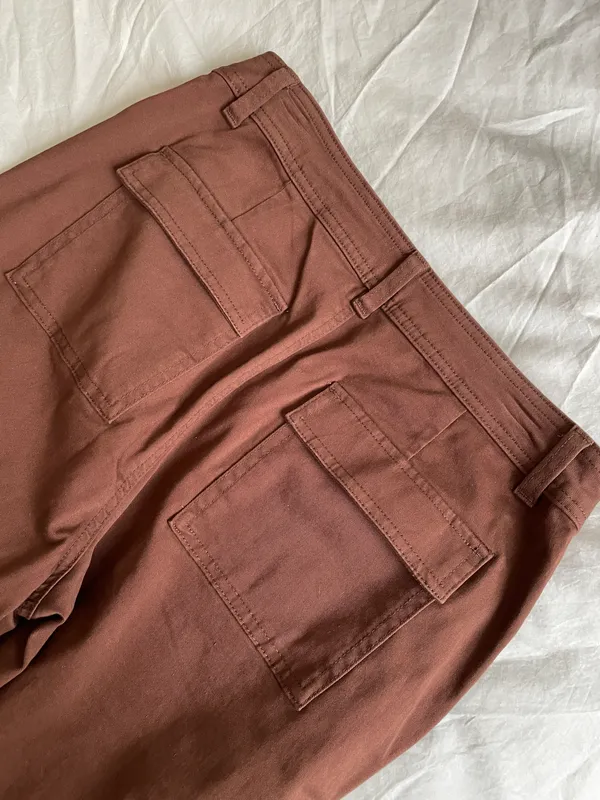 Straight Leg Brown Pants - Image 4