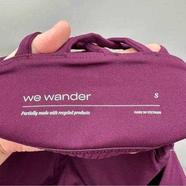 Stitch Fix We Wander Serena‎ Purple Strappy Sports Bra Medium Impact Sz S NEW - Image 3