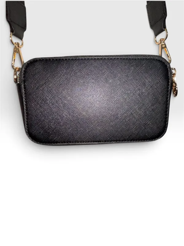 Valentino by Mario Valentino Black Studded V Logo Crossbody Bag - Image 5