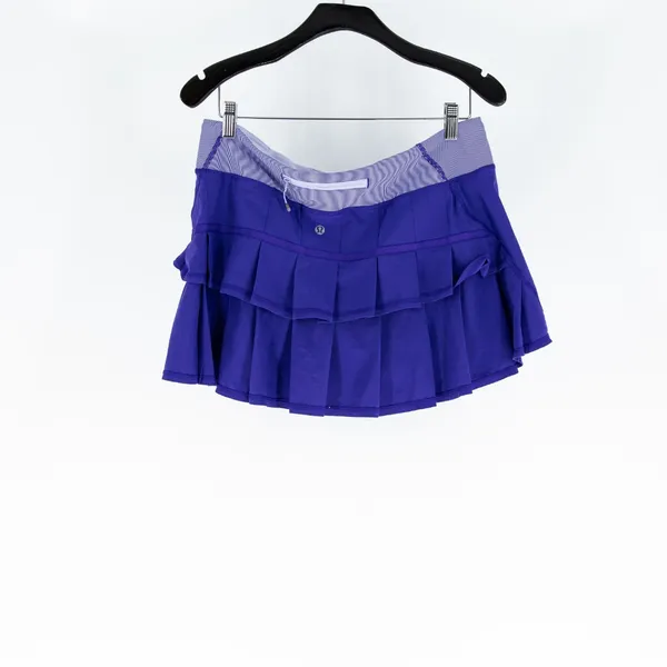 Lululemon Run: Pace Setter Skirt 4-Way Stretch Skirt Bruised Berry Wee Stripe 10 - Image 3