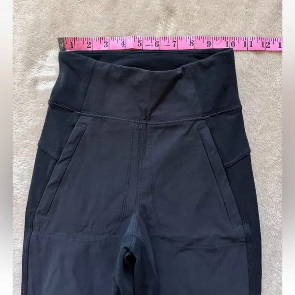 Athleta Womens High Rise‎ Black Leggings Size 0 - Image 10