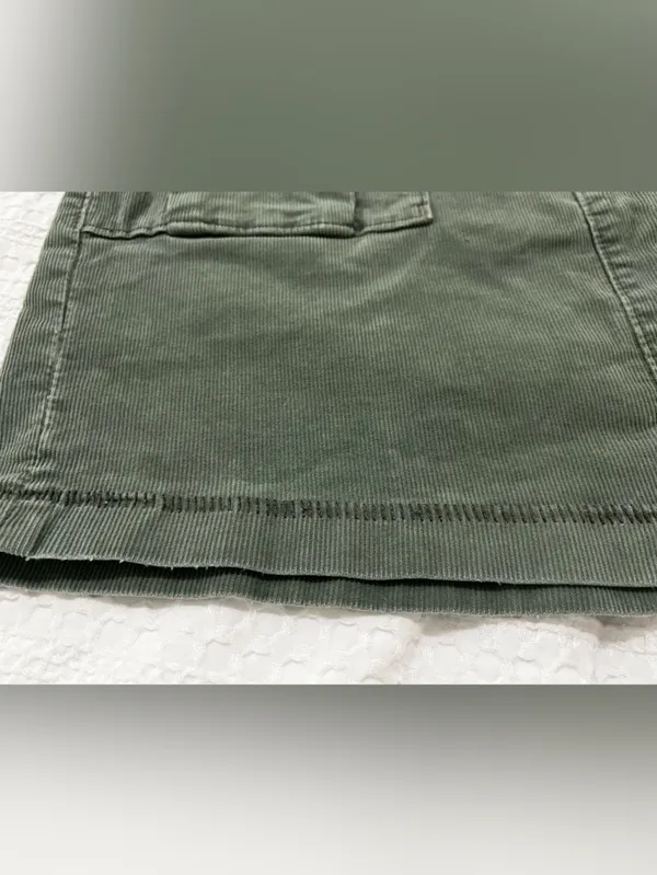 Old Navy Olive Utility Mini Skirt with Patch Pockets - Image 5