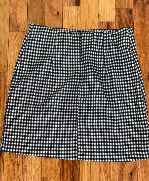 Checkered Mini Skirt - Image 2