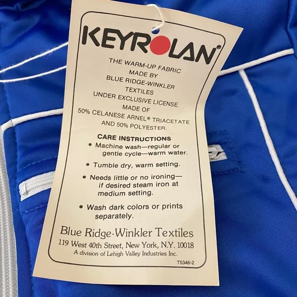 Keyrolan Bonnie Sportswear sz‎ XS Vintage 80s retro jacket NWT - Image 9