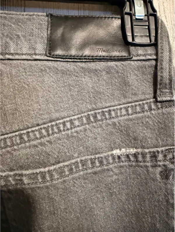 Madewell Women’s 25P $128 Perfect Vintage High Rise Ankle Jeans Gray - Image 5