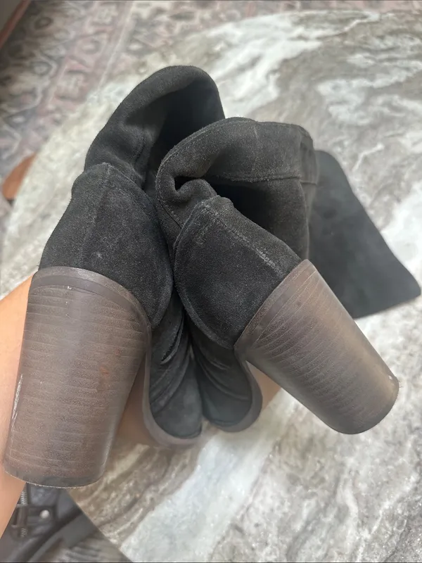 Vince Camuto Melaya Over the Knee Suede Gray Boots Sz 8.5 - Image 7