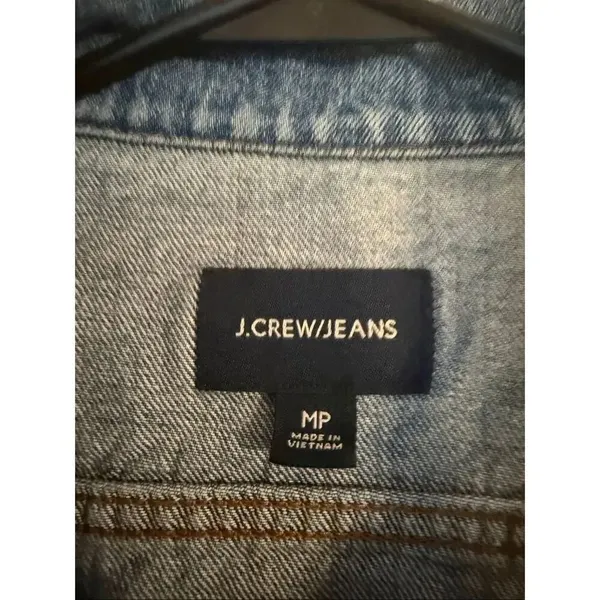 J.Crew jeans jacket medium wash size xs Blue - Image 4