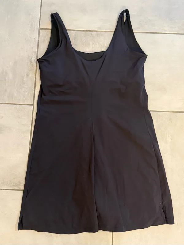 Nike Bliss Luxe Training Dress in Black - Image 3