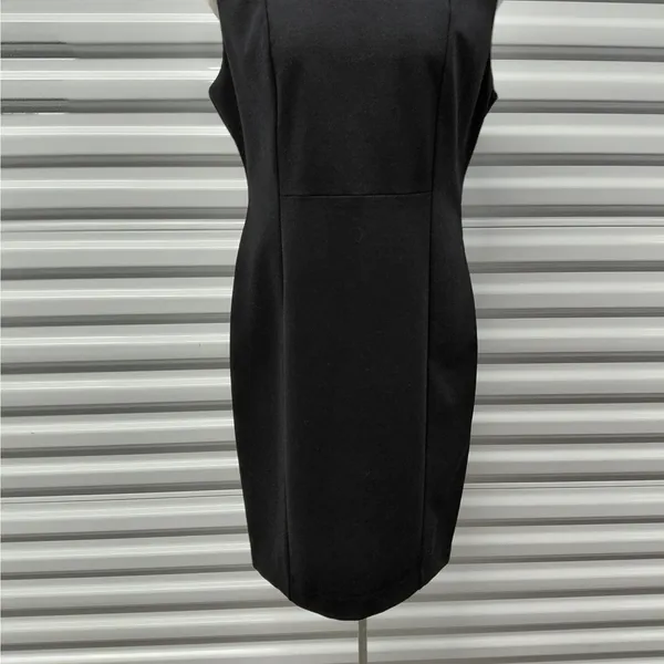 Liverpool Los Angeles Womens Sheath Cocktail Dress Size 10 Black Career Office - Image 6