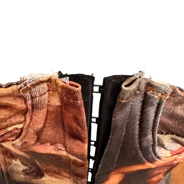 Renaissance Cherub Corset S Lace Up Bustier Top Goblin Castlecore‎ Artsy Regency - Image 5