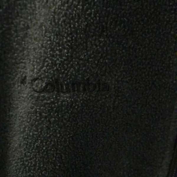 Columbia Fleece Full Zip Charcoal Gray Size Medium - Image 4