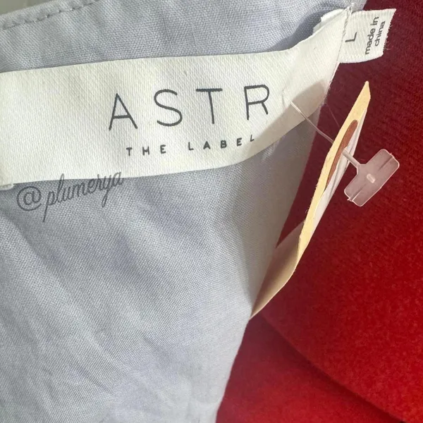ASTR The Label Allora Asymmetrical High Low Dress in Periwinkle Blue Size L - Image 9