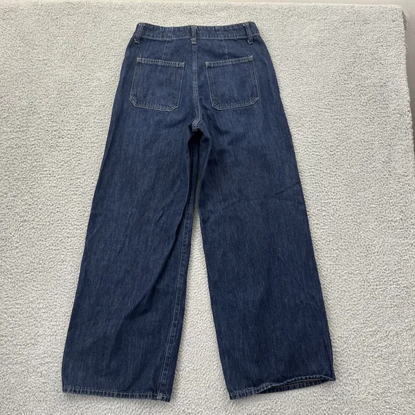 Old Navy High Rise Baggy Wide Leg Jeans Y2K Skater Retro Women's 2 x 29 - Image 3
