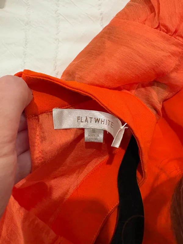 Orange Organza Top - Image 2