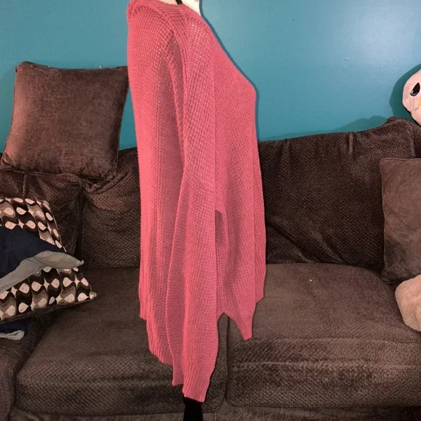 American Eagle Oversized Waffle Knit Sweater, Large - Image 3