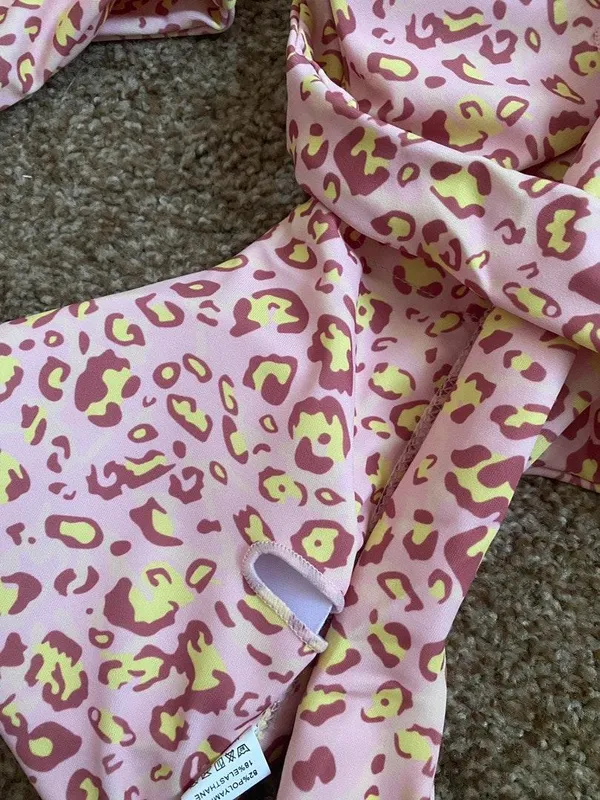Roselypink High Waisted Animal Print Swimsuit - Image 6