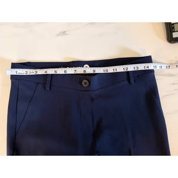Betabrand Navy Blue Yoga Dress Pants Bootcut Women Medium Tall Long W0104-NY - Image 8