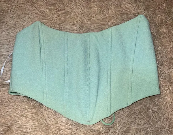 Princess Polly carlie corset top green - Image 6