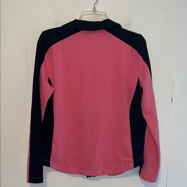 Lauren Ralph Lauren Pink and Black Athletic Jacket Zip Up 071426 - Image 4