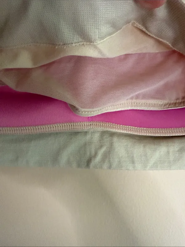 PINK Victoria's Secret Strapless Longline Bandeau — Nude with Black Logo Band - Image 5