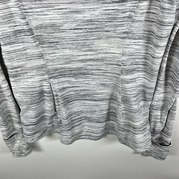 Lululemon Runderful Long Sleeve Space Dye‎ Camo White Silver Spoon 10 Athletic - Image 8