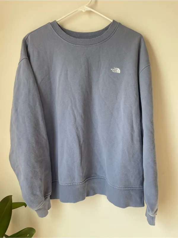The North Face Crewneck Sweatshirt - Light Blue - Image 2
