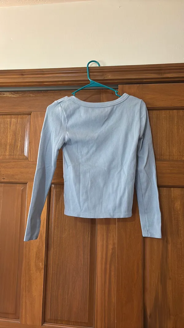 No Boundaries Light Blue Top - Image 2