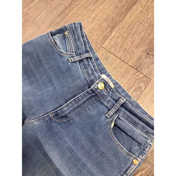 Wrangler Western TINA Bootcut Jeans Vintage Ranch Farm Size 26x32 (tag 28x34) - Image 2