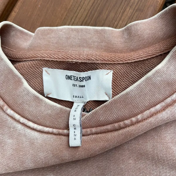 OneTeaspoon Sweatshirt‎ Crewneck Jumper Peace Retro Boho Oversized Small - Image 7