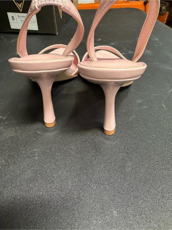 Marc Fisher Nylas Heeled Sandals Light Pink 7M - Image 4