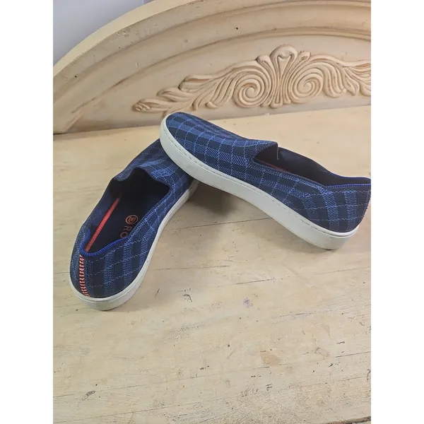 Rothys The Sneaker Shoes Womens size 9 Blue Slip On - Image 6