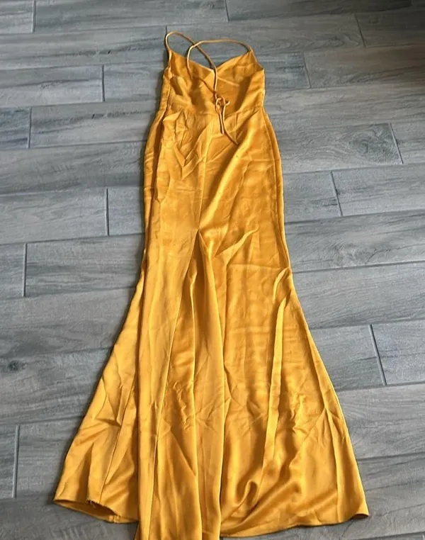 Lovers and friends golden maxi dress - Image 5