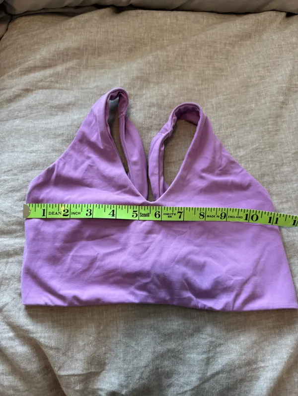 Aerie Criss Cross Purple Light Support Bra - Image 6