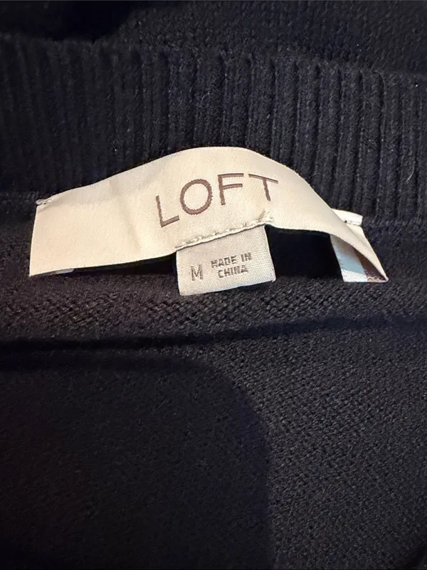 LOFT black sweater - Image 5