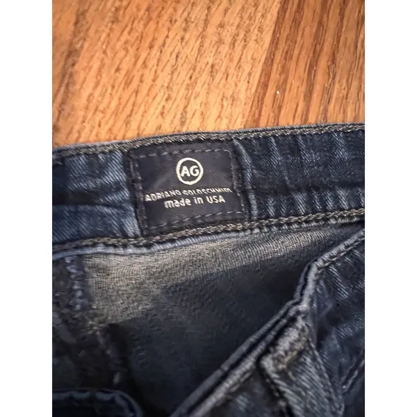 AG Adriano Goldschmied The Stilt Cigarette‎ Leg Blue Jeans Size 26R Made In USA - Image 4
