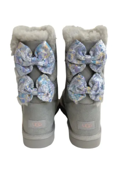 UGG Bailey Bow Abstract Splatter Boots - Image 2