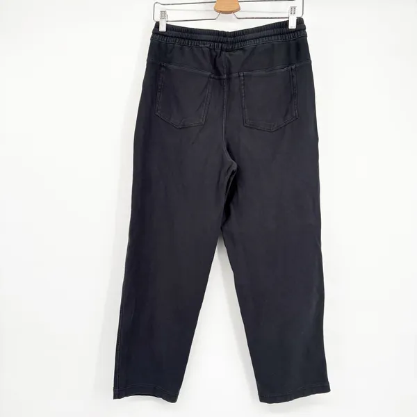 Athleta Womens Black Farallon Relaxed Utility Gorpcore Cropped Pants‎ Size S - Image 9