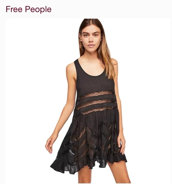 Free People Intimately Trapeze Lace Slip Dress - Image 2