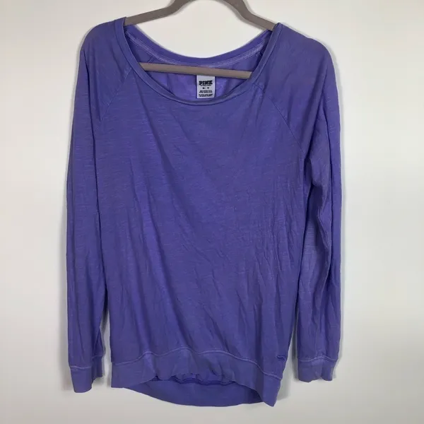 Pink Victoria’s Secret purple‎ long sleeve top - Image 6