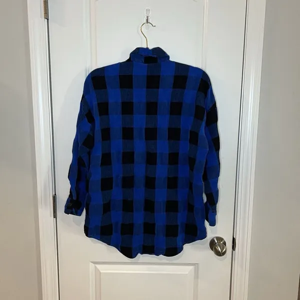 Zara Women’s Button Down Shacket Medium‎ Plaid - Image 2