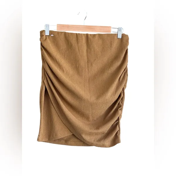 Free People Angie Wrap Skirt In Brun - Image 2
