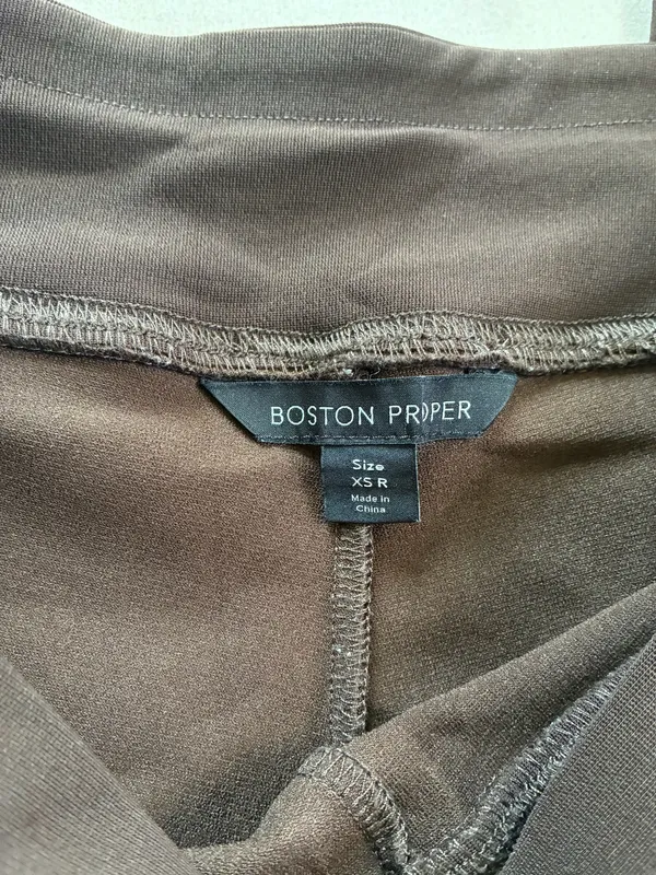 Boston Proper Brown Dress Pants - Image 3