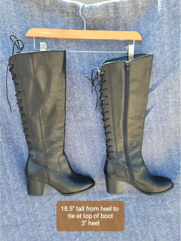 Söfft Wheaton Lace-Up Boot Leather Cottage Whimsigoth Sz 8 - Image 3