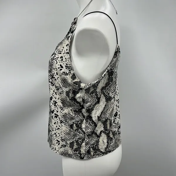 Vibe snake print extra large cropped stretchy cami Black Size XL - Image 3