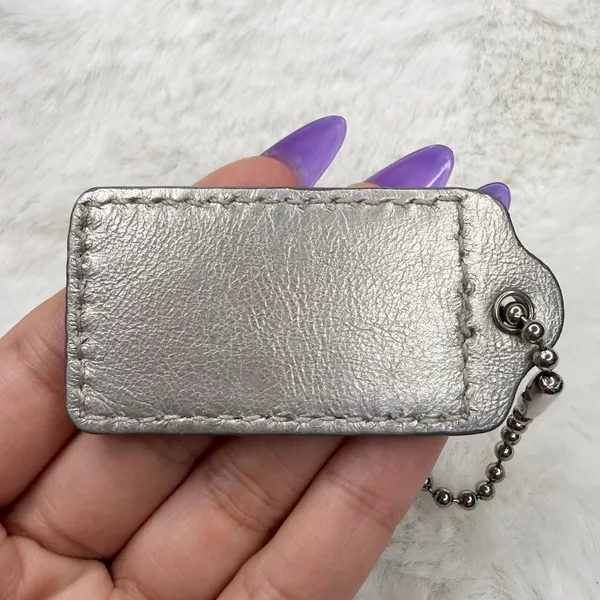 2" COACH Fob Bag Charm Hang tag Hangtag - Image 2