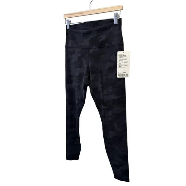NEW Lululemon Align 28" size 10 Heritage 365 Camo Deep Coal Multi - Image 5