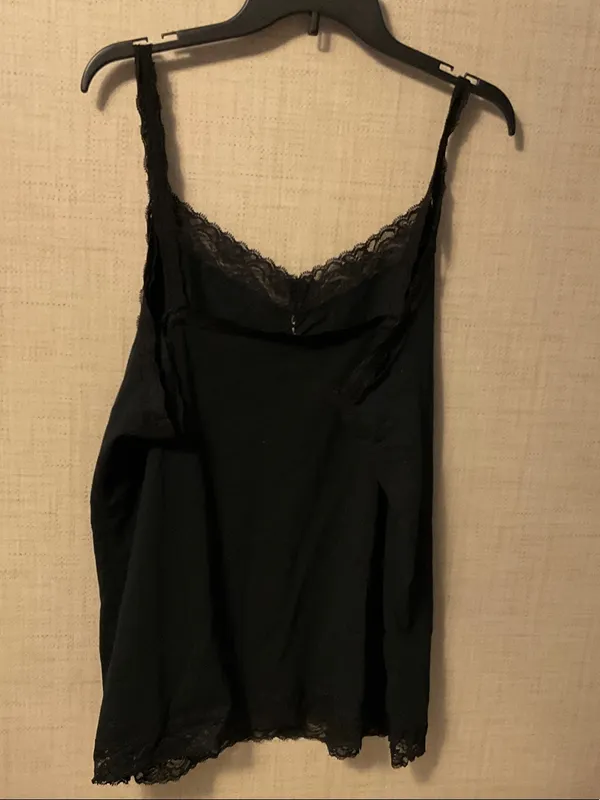 Mossimo Supply Co. Black Lace-Trim Camisole - Image 3