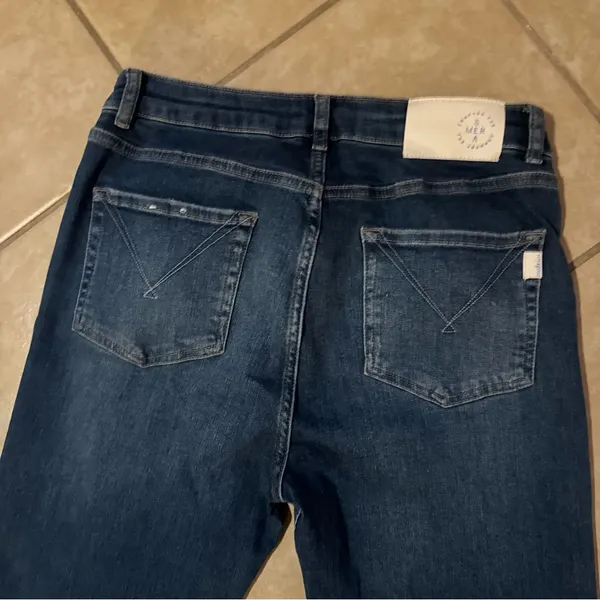 Mersea Voyageur Nomad Cropped Mini Boot Jeans - Image 6